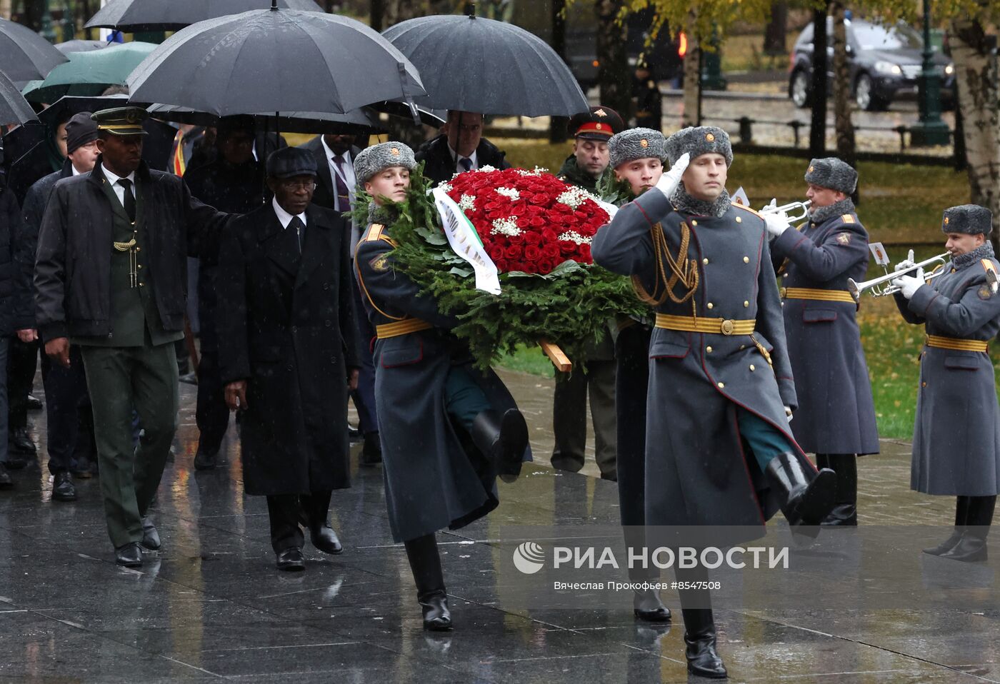 Официальный визит президента Экваториальной Гвинеи Мбасого в Москву 