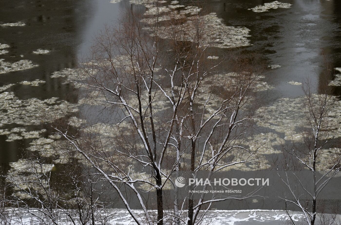 Снег в Новосибирске