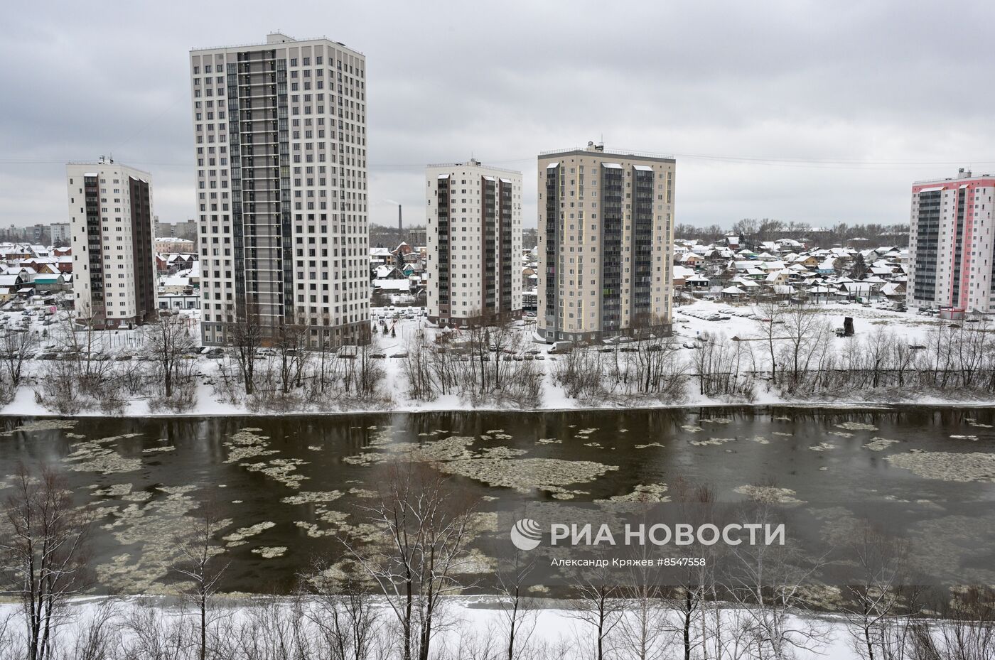 Снег в Новосибирске