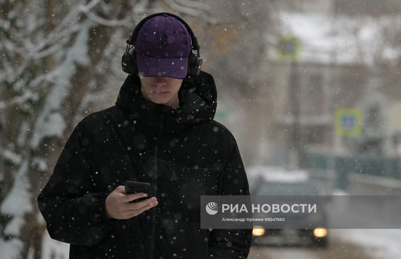 Снег в Новосибирске