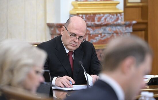 Премьер-министр РФ М. Мишустин провел заседание правительства РФ