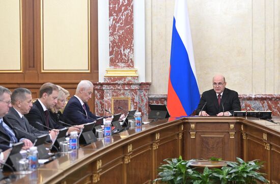 Премьер-министр РФ М. Мишустин провел заседание правительства РФ
