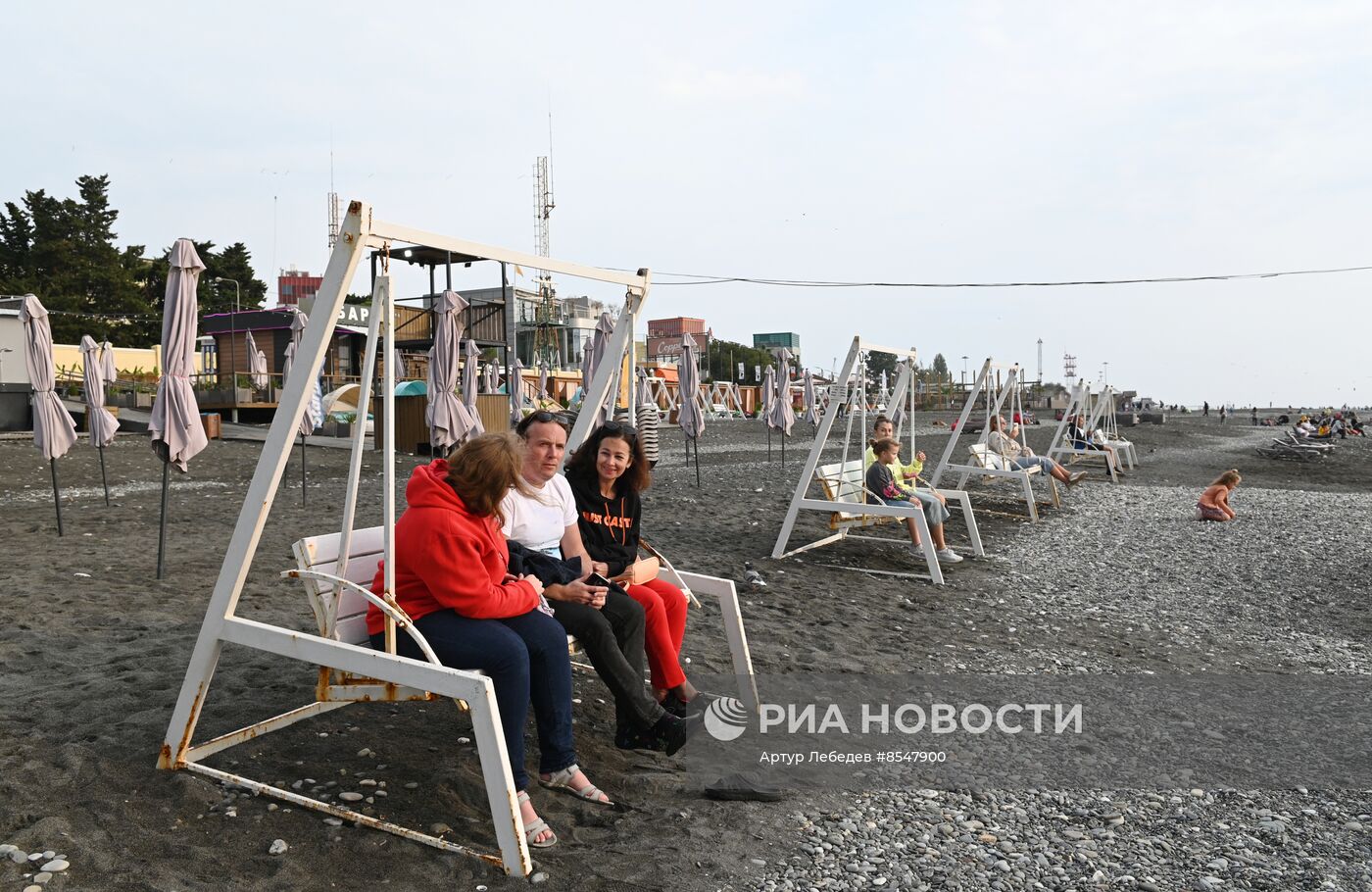 Зимние пляжи открылись в Сочи