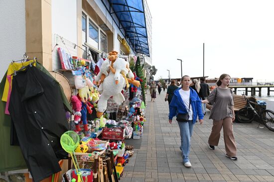 Зимние пляжи открылись в Сочи