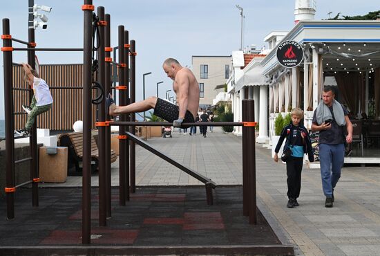 Зимние пляжи открылись в Сочи