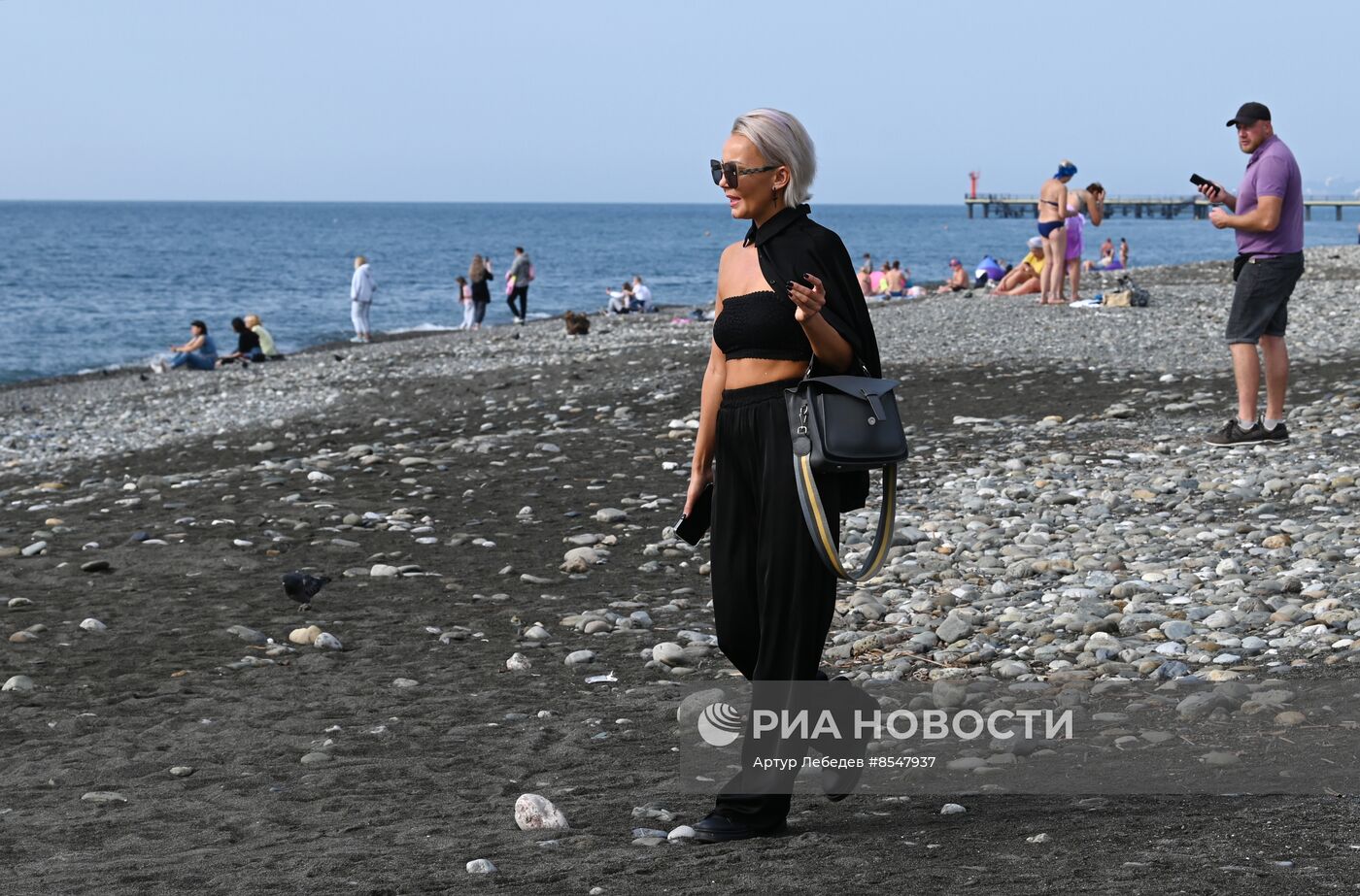 Зимние пляжи открылись в Сочи