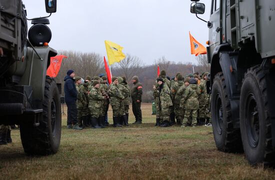 Военно-спортивная игра "Зарница 2.0: Время Героев!" в Белгородской области