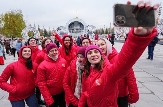 Выставка "Россия". Церемония открытия экспозиции РДДМ и РСВ