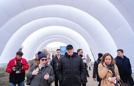 Вице-премьер Д. Чернышенко на открытии выставки "Россия"