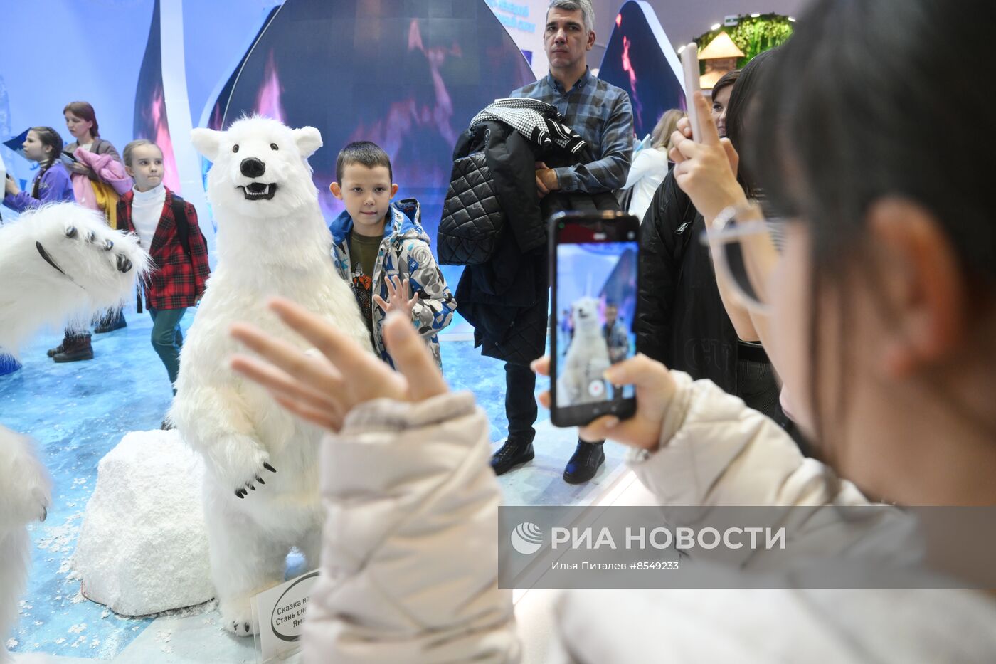 Работа выставки "Россия"