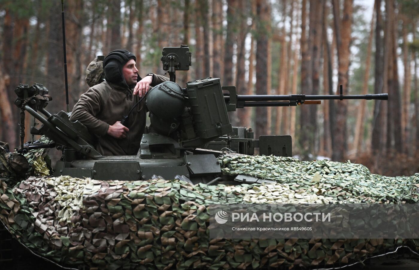 Боевая работа экипажей танков Т-80 на Краснолиманском направлении СВО