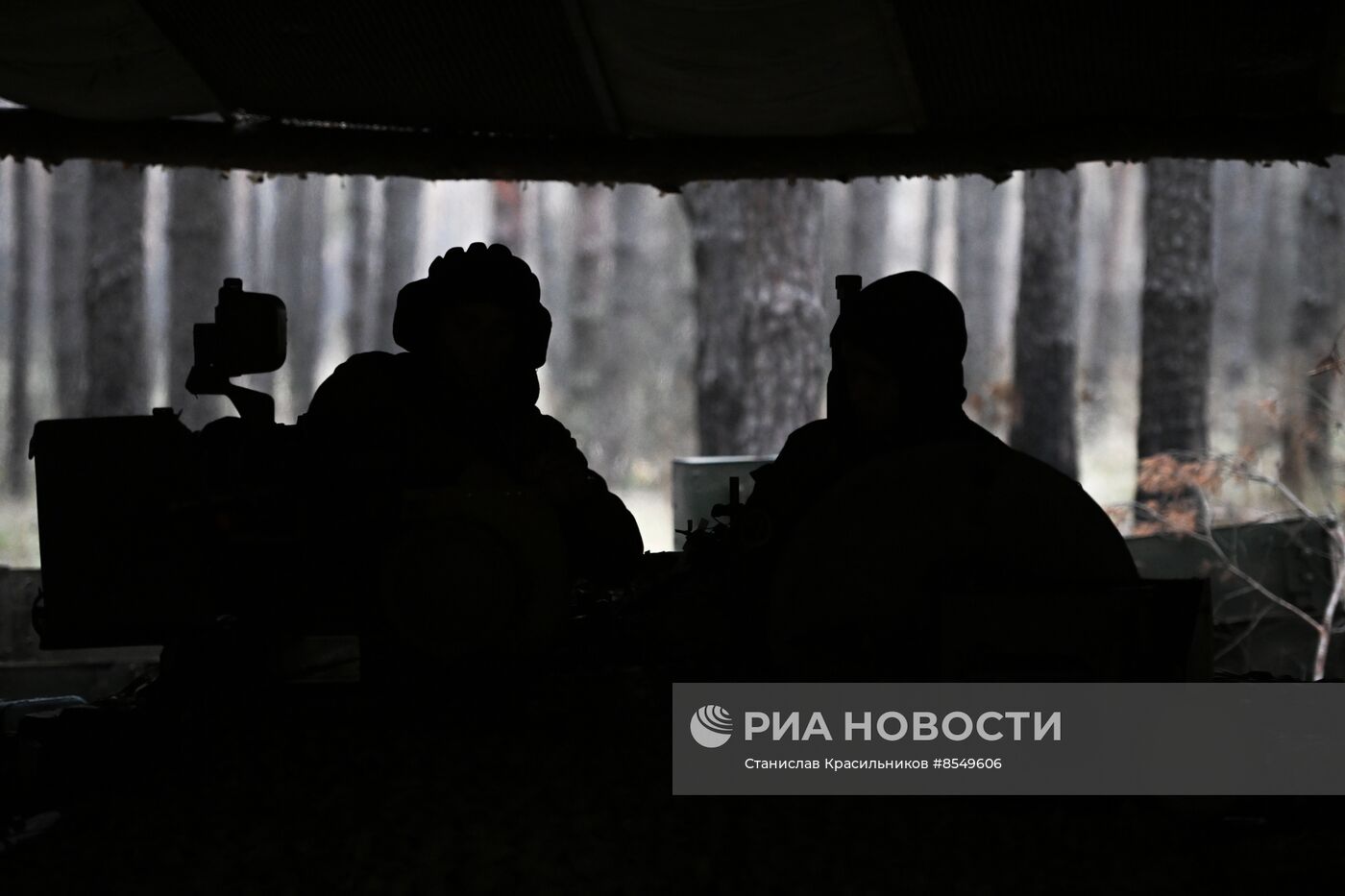 Боевая работа экипажей танков Т-80 на Краснолиманском направлении СВО