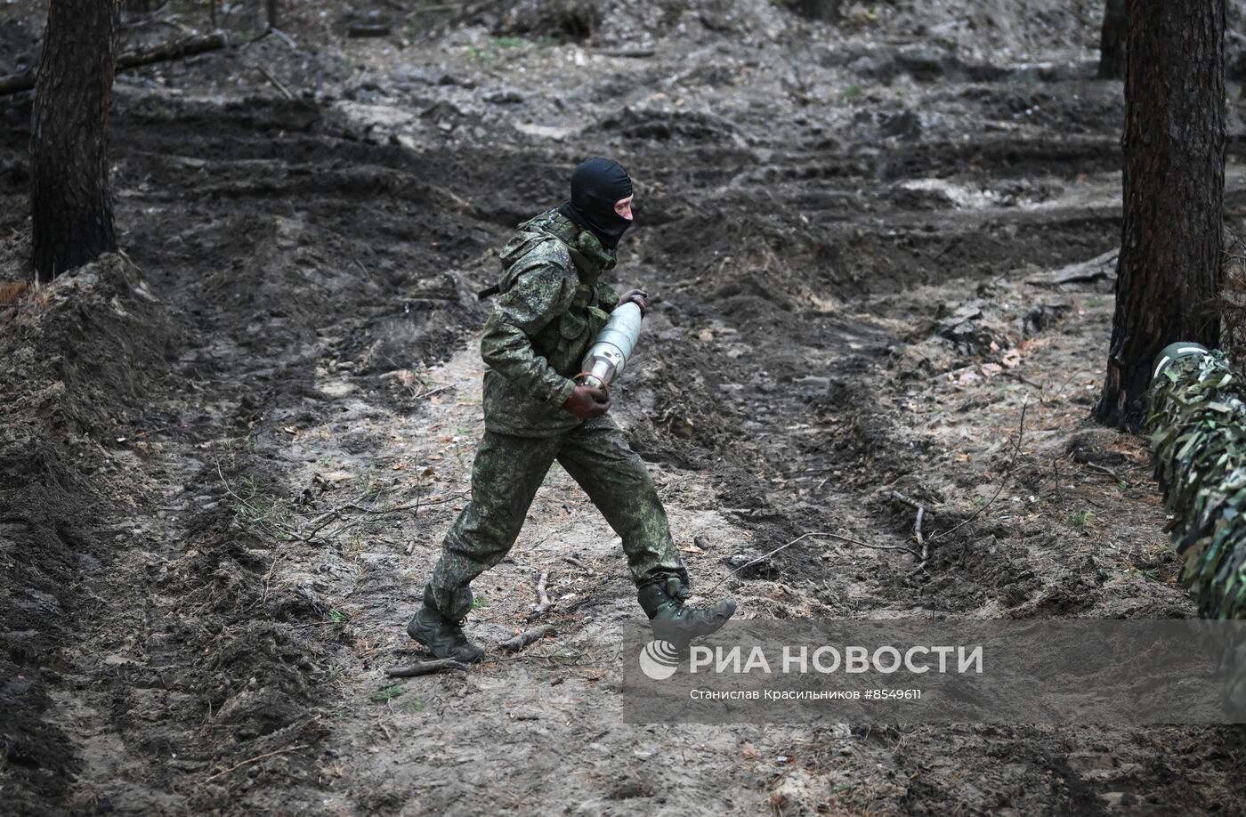 Боевая работа экипажей танков Т-80 на Краснолиманском направлении СВО