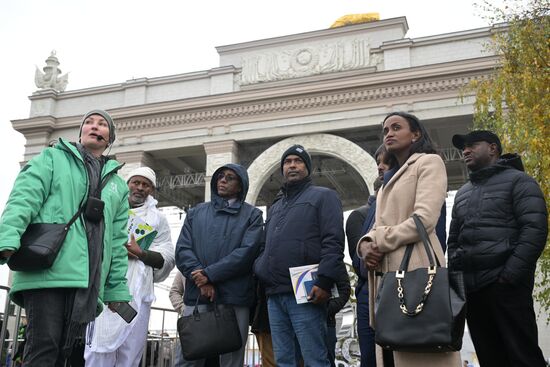 Выставка "Россия". Визит промышленной делегации из Федеративной Демократической Республики Эфиопия