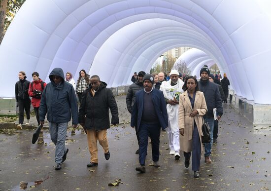 Выставка "Россия". Визит промышленной делегации из Федеративной Демократической Республики Эфиопия