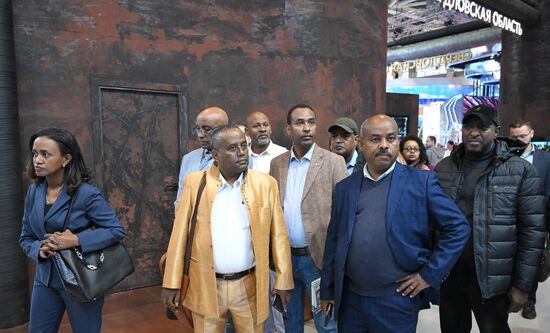 Выставка "Россия". Визит промышленной делегации из Федеративной Демократической Республики Эфиопия