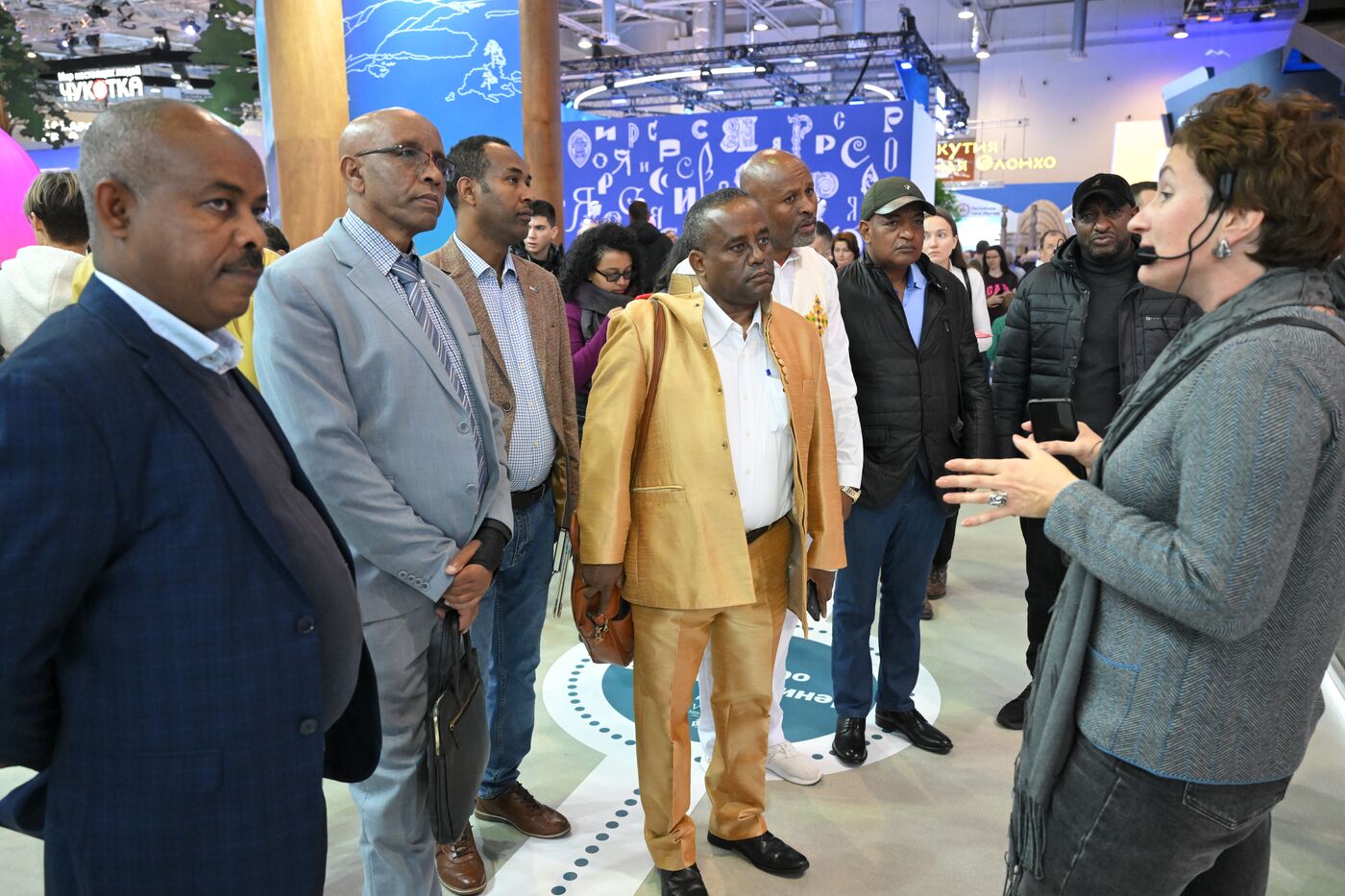 Выставка "Россия". Визит промышленной делегации из Федеративной Демократической Республики Эфиопия