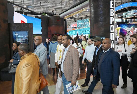 Выставка "Россия". Визит промышленной делегации из Федеративной Демократической Республики Эфиопия