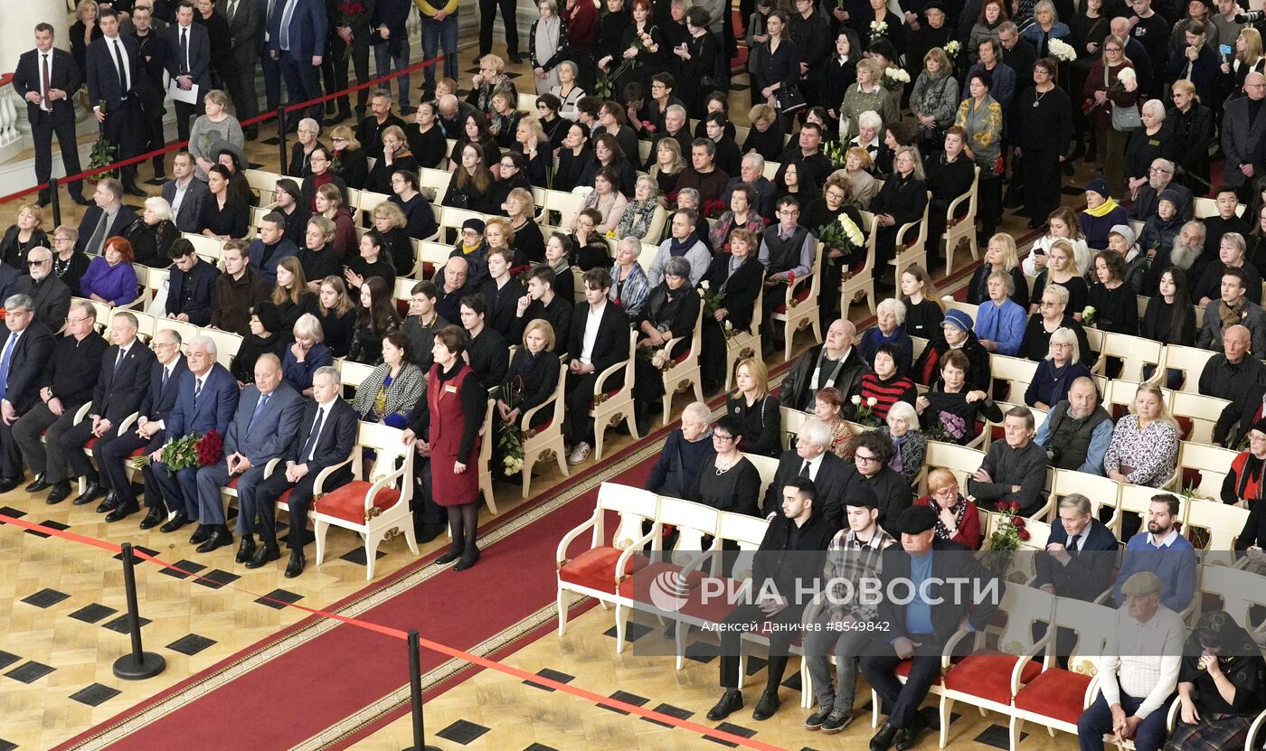 Прощание с Ю. Темиркановым в Санкт-Петербурге