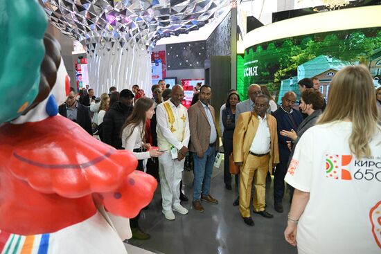 Выставка "Россия". Визит промышленной делегации из Федеративной Демократической Республики Эфиопия