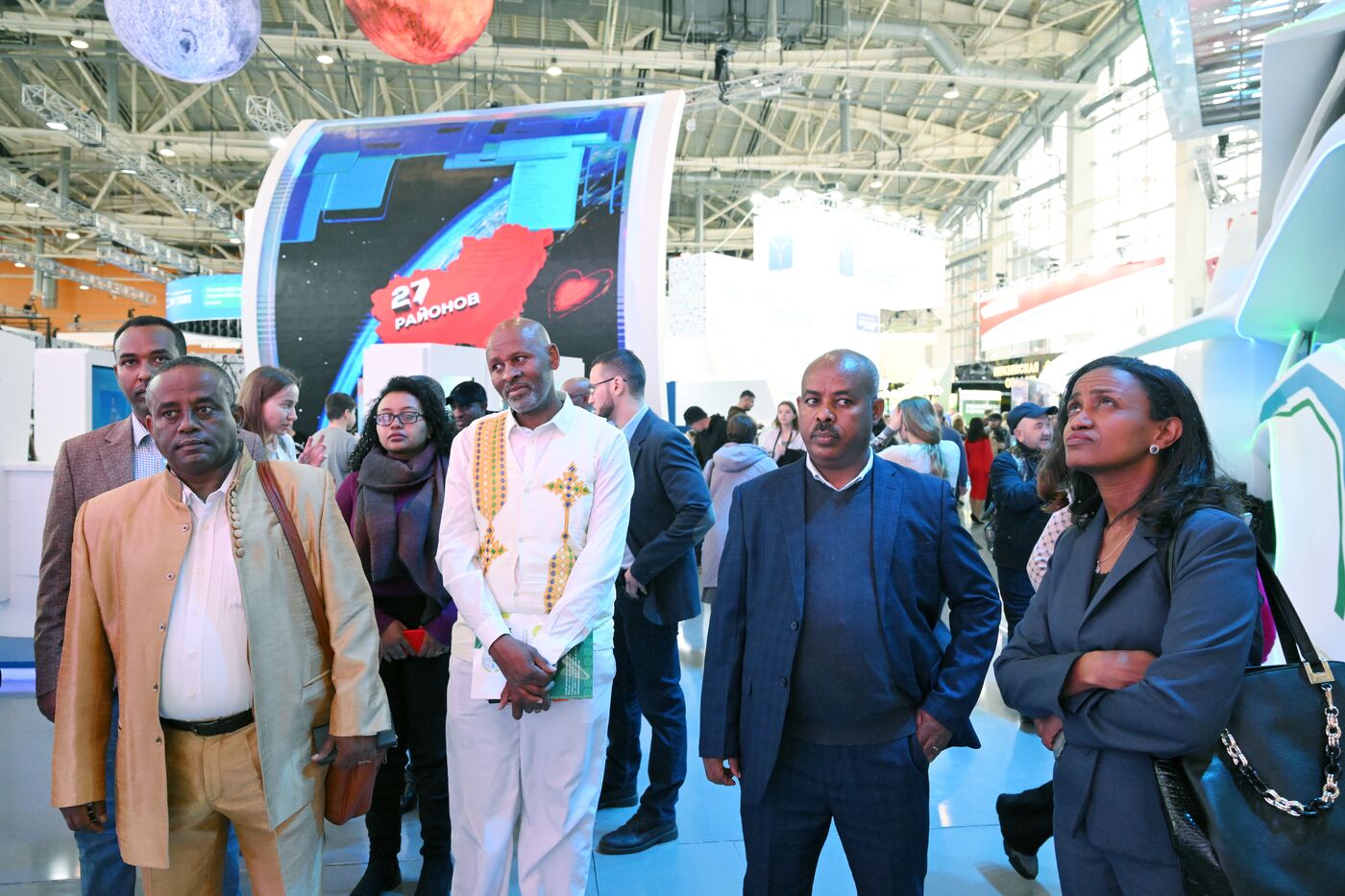 Выставка "Россия". Визит промышленной делегации из Федеративной Демократической Республики Эфиопия