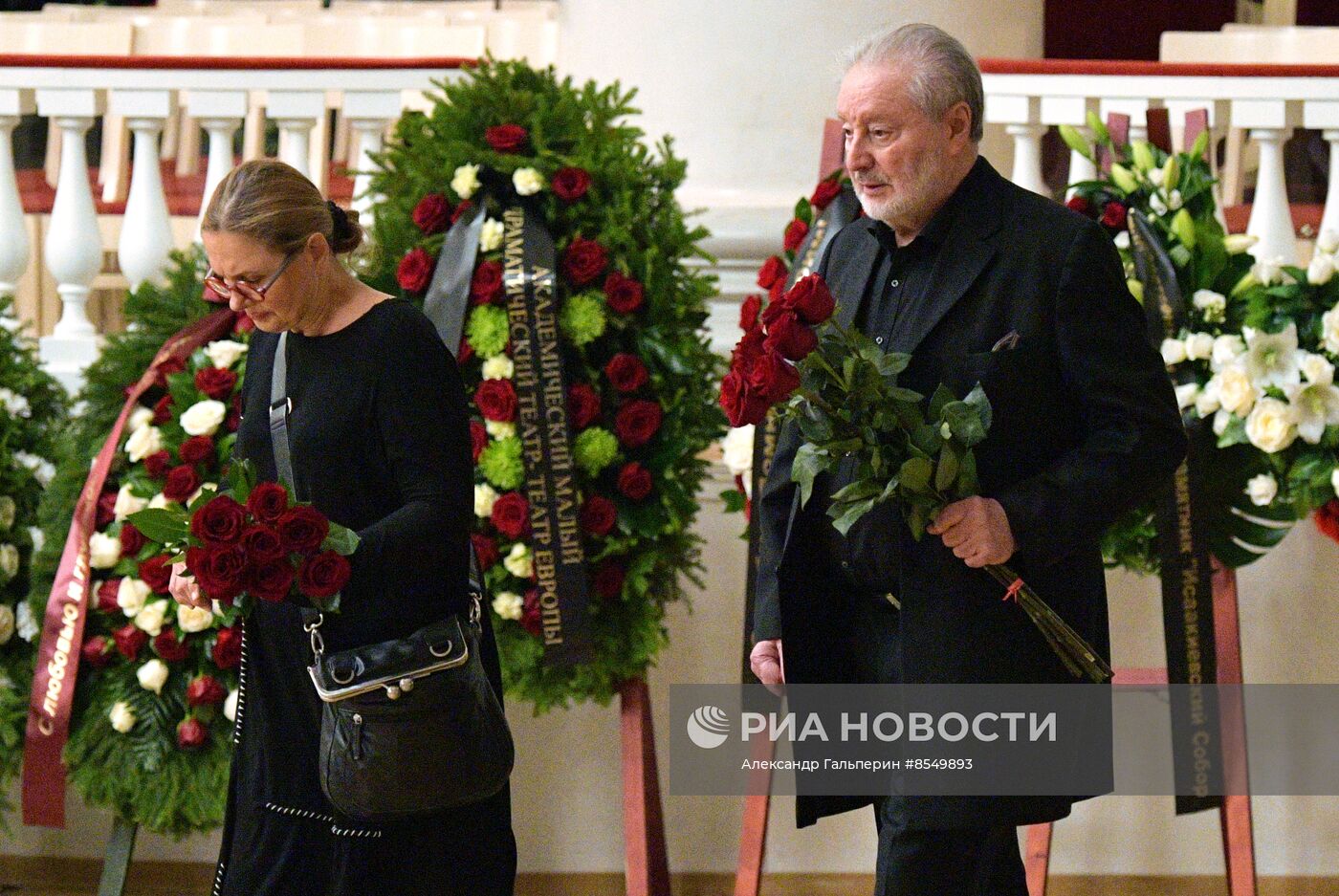 Прощание с Ю. Темиркановым в Санкт-Петербурге