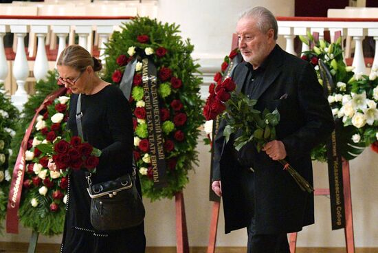 Прощание с Ю. Темиркановым в Санкт-Петербурге