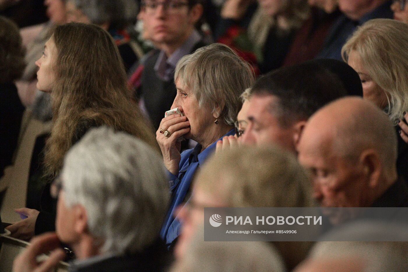 Прощание с Ю. Темиркановым в Санкт-Петербурге