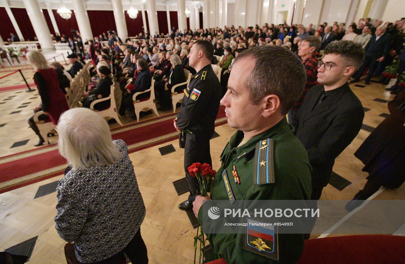 Прощание с Ю. Темиркановым в Санкт-Петербурге