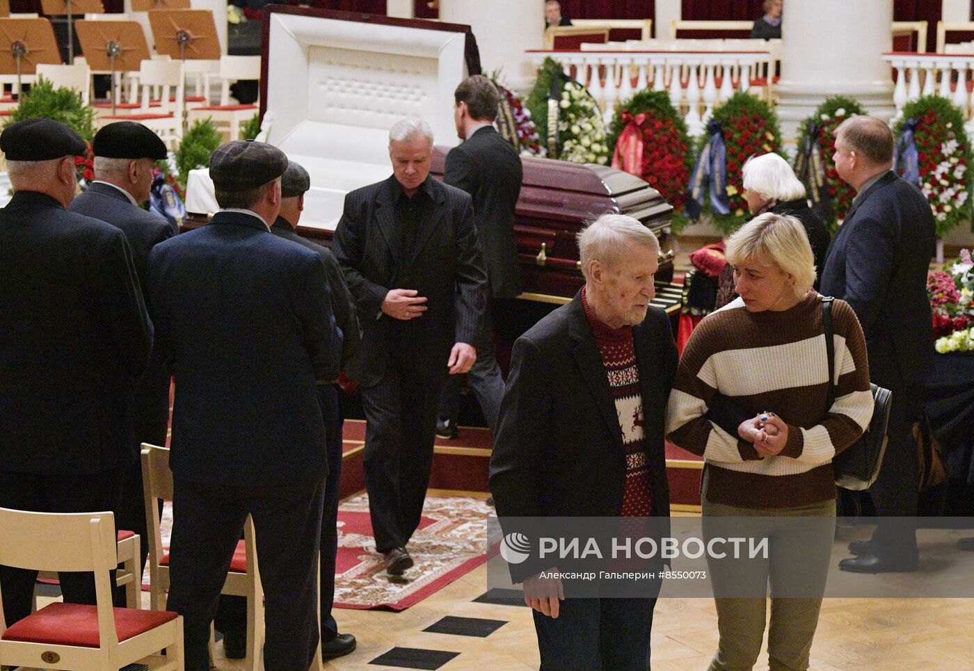 Прощание с Ю. Темиркановым в Санкт-Петербурге