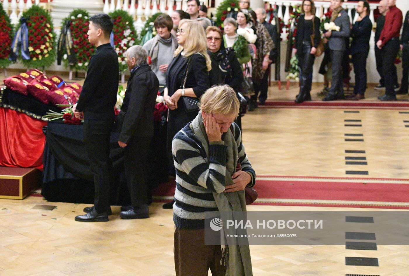 Прощание с Ю. Темиркановым в Санкт-Петербурге