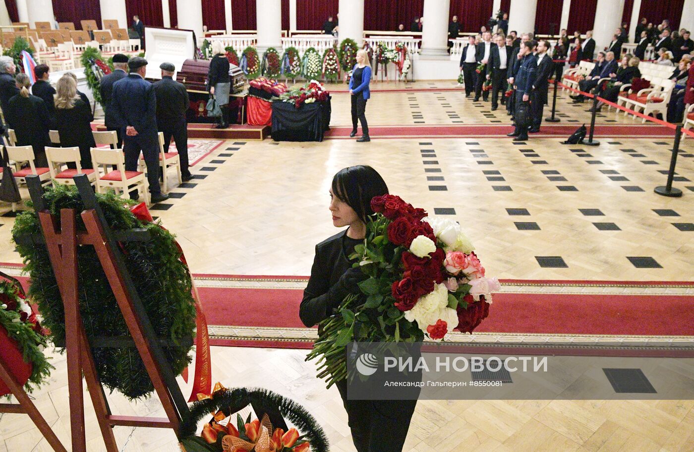 Прощание с Ю. Темиркановым в Санкт-Петербурге