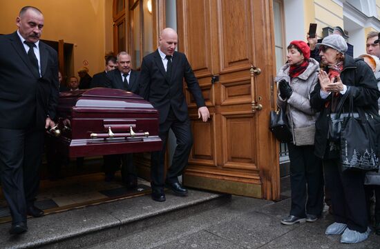 Прощание с Ю. Темиркановым в Санкт-Петербурге