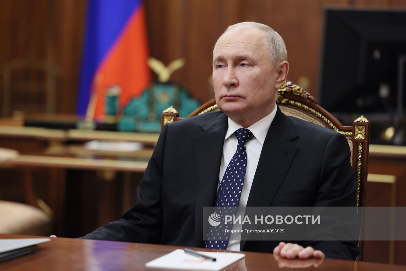 Президент РФ В. Путин провел встречу с первым вице-премьером А. Белоусовым