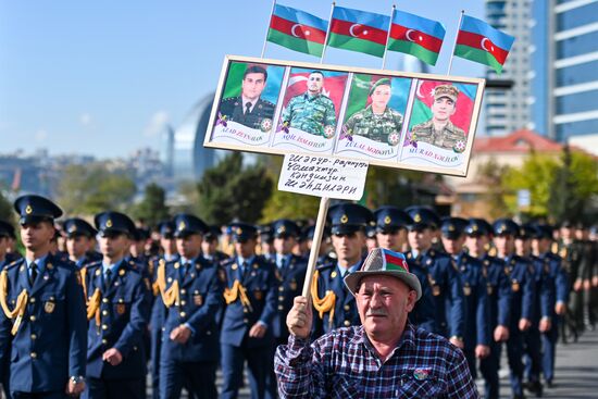 Военный парад в Азербайджане