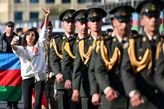 Военный парад в Азербайджане