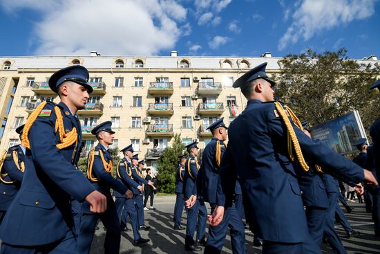 Военный парад в Азербайджане