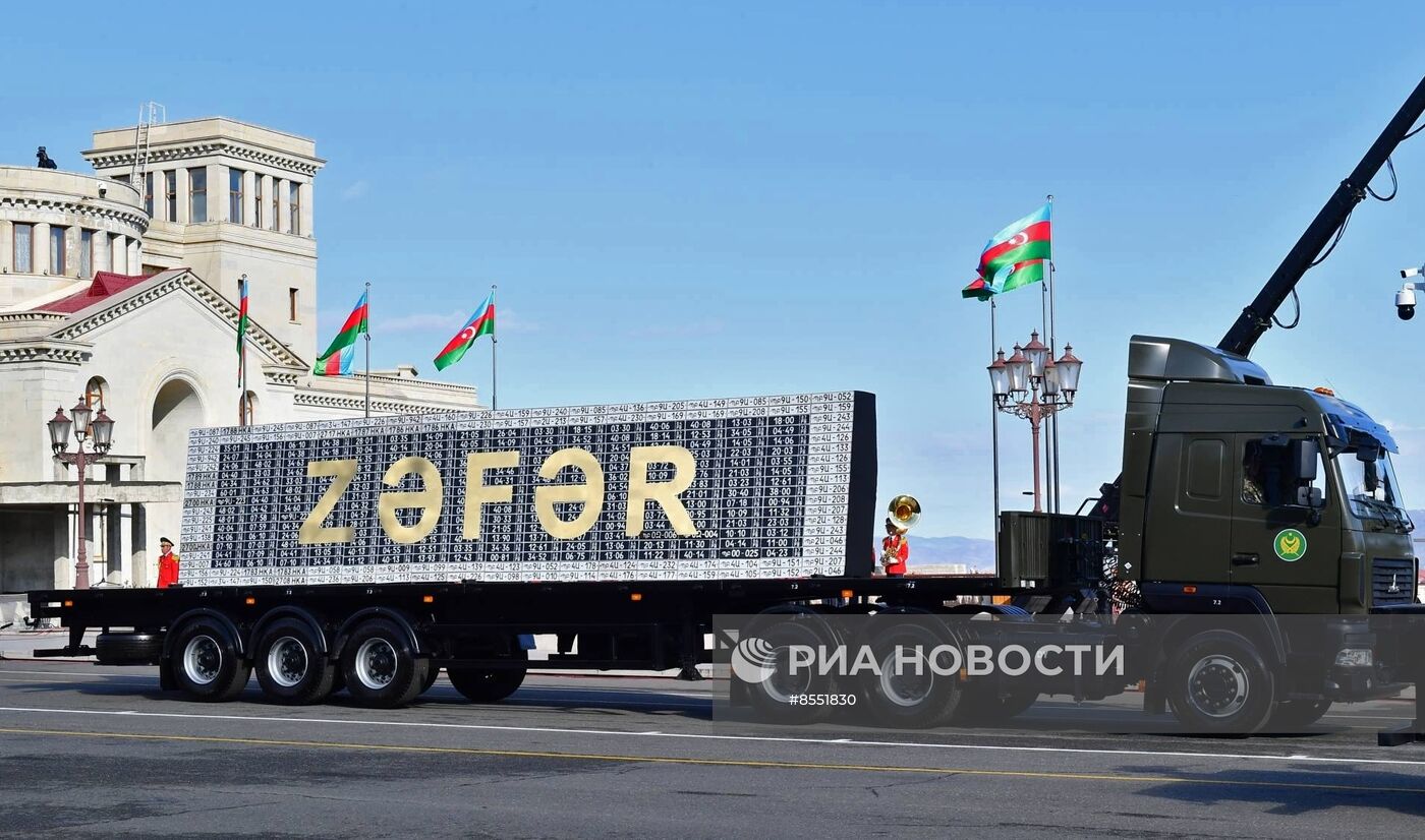 Военный парад в Азербайджане