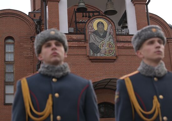 Открытие памятника герою России протоиерею Михаилу Васильеву