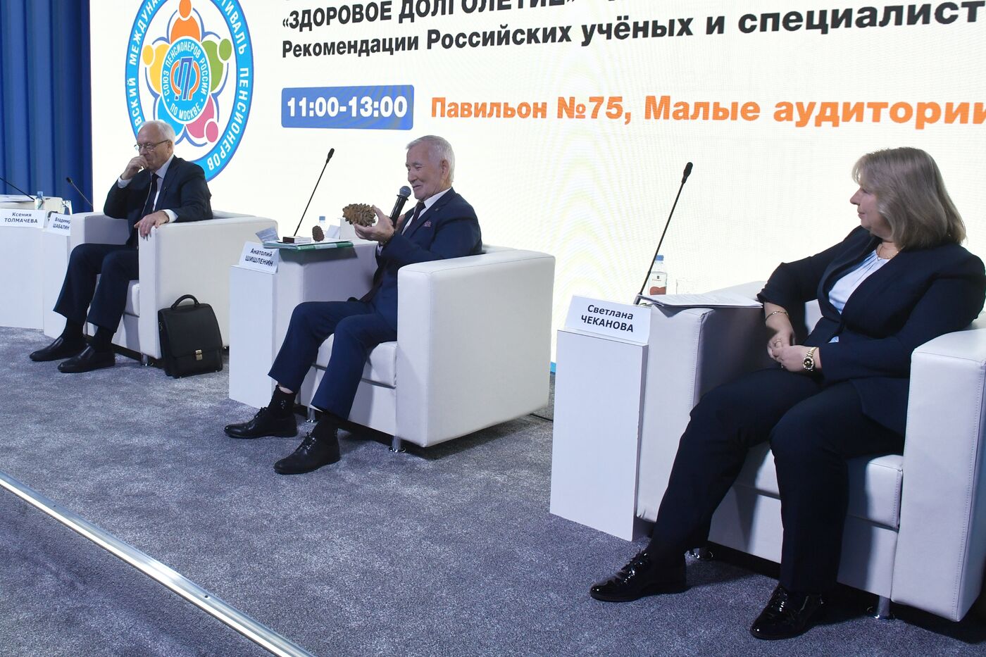 Выставка "Россия". Московский международный фестиваль пенсионеров