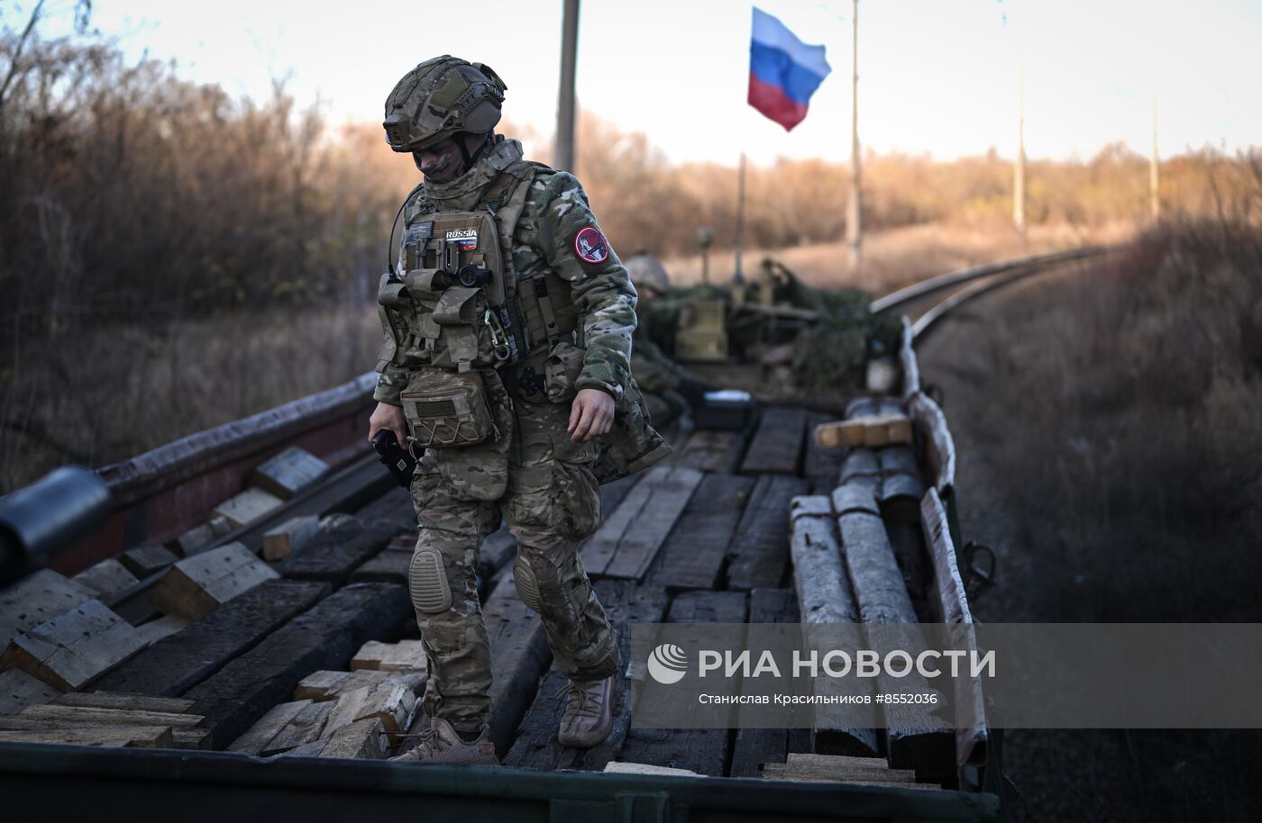 Боевая работа специального поезда "Енисей"