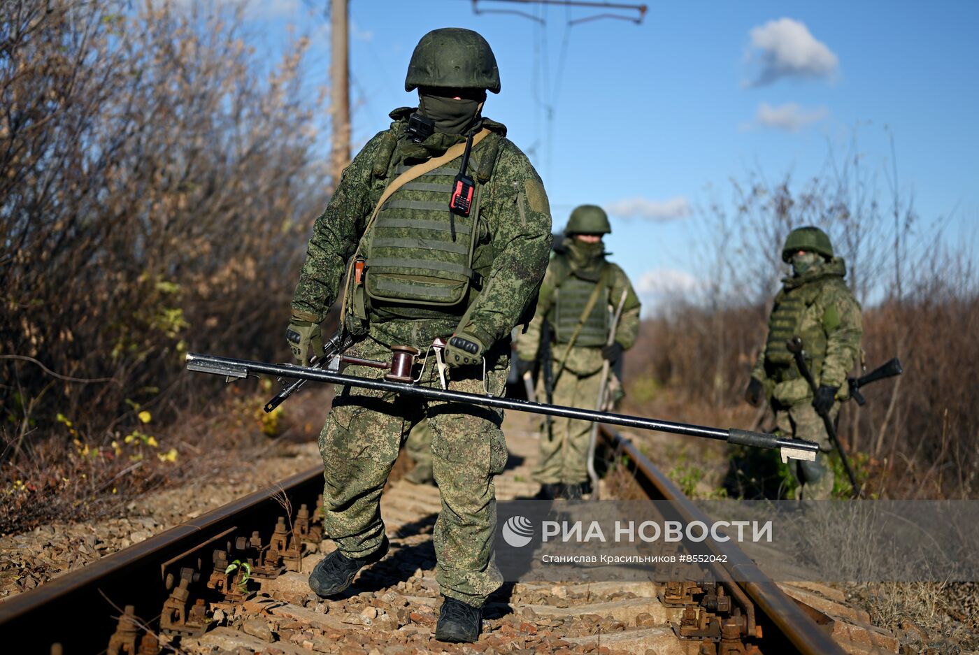 Боевая работа специального поезда "Енисей"