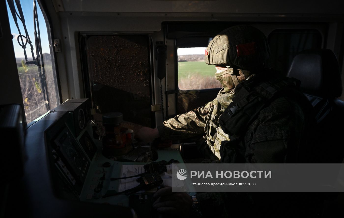 Боевая работа специального поезда "Енисей"