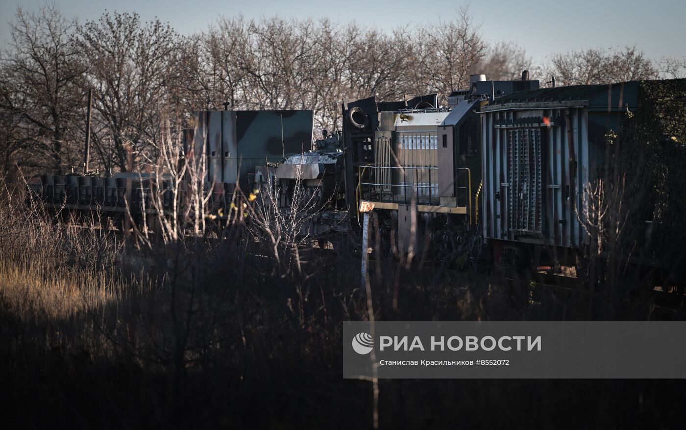 Боевая работа специального поезда "Енисей"