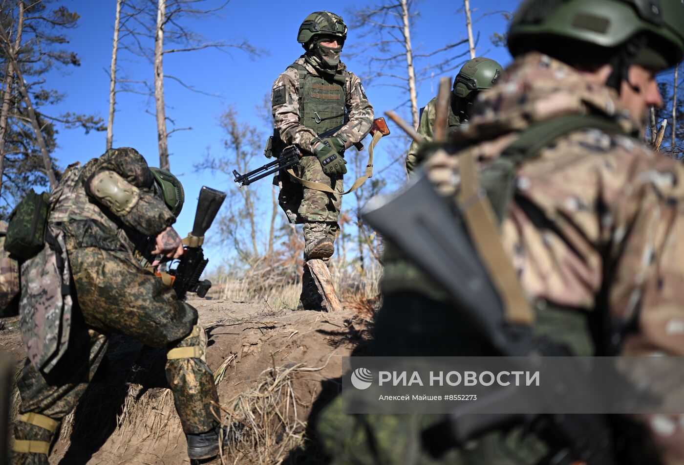 Боевая подготовка военнослужащих ВДВ в зоне СВО