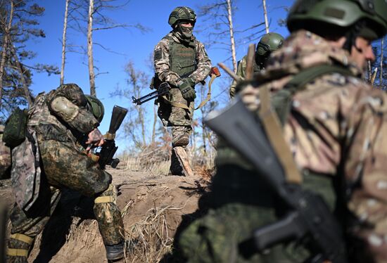 Боевая подготовка военнослужащих ВДВ в зоне СВО