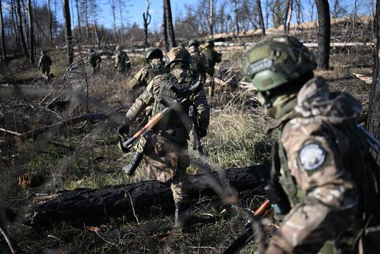 Боевая подготовка военнослужащих ВДВ в зоне СВО