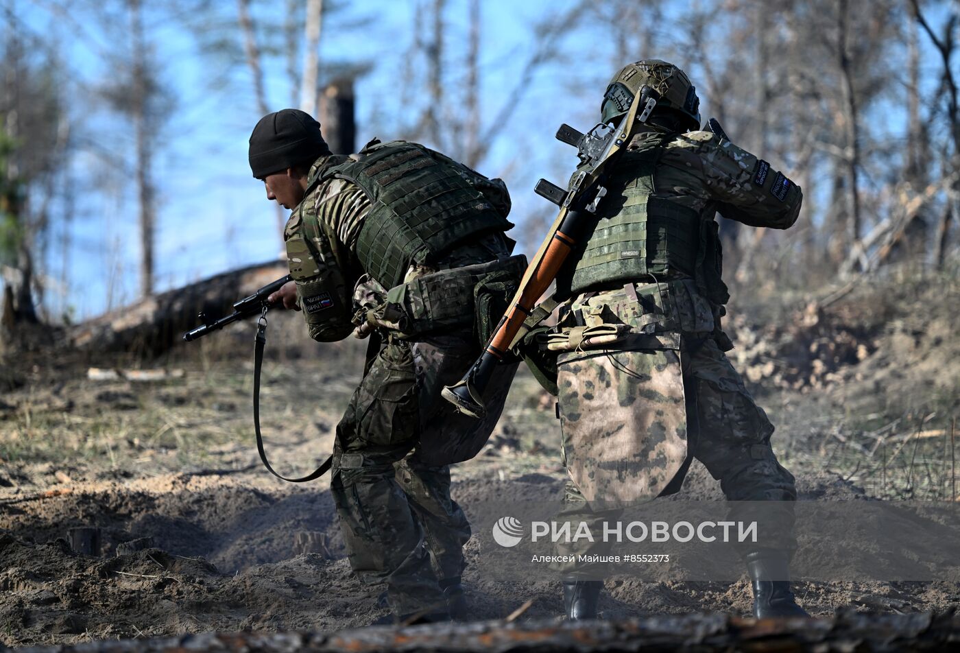 Боевая подготовка военнослужащих ВДВ в зоне СВО