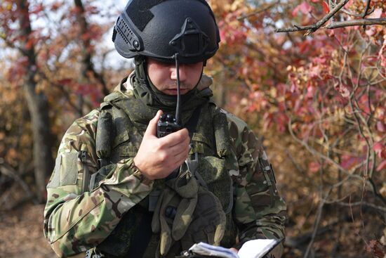 Работа артиллеристов на Запорожском направлении 