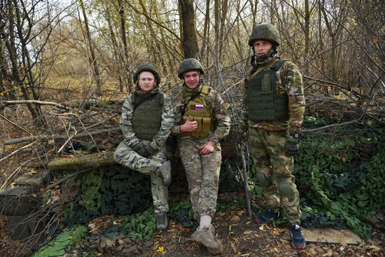 Работа артиллеристов на Запорожском направлении 